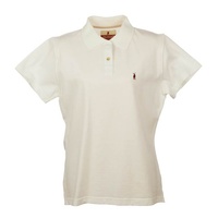 W-POLO-WHI Nungar Women's Pique Knit Polo
