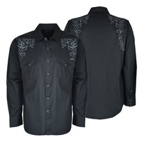 X6S1111004 WRANGLER MENS COLE L/S DRILL SHIRT