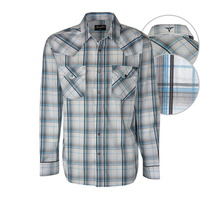 X6S1111054 WRANGLER MENS TRACE CHECK L/S SHIRT
