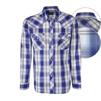 X6S1111056 WRANGLER MENS LANDON CHECK L/S SHIRT