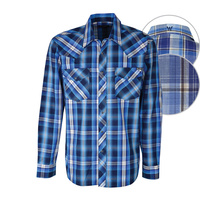 X6S1111057 WRANGLER MENS RACE CHECK L/S SHIRT