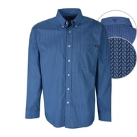X6S1115065 WRANGLER MENS DEVON PRINT BUTTON DOWN LS SHIRT