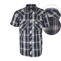 X6S1116062 WRANGLER MENS ALDEN CHECK S/S SHIRT