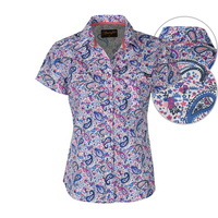 X6S2128073 WRANGLER WOMENS CAMILLA PRINT S/S SHIRT