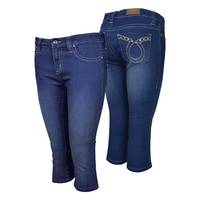 X6S2202110 WRANGLER WOMENS CALLISTA STRETCH DENIM CAPRI