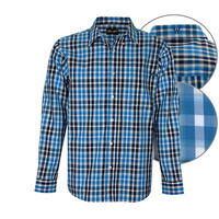X6W1115016 WRANGLER MEN'S OWEN CHECK BUTTON DOWN L/S SHIRT