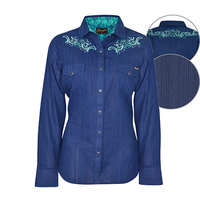 X6W2121018 WRANGLER WOMEN'S LOUISA L/S SHIRT
