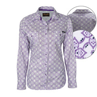 X6W2124023 WRANGLER WOMEN'S LANEY PRINT L/S SHIRT