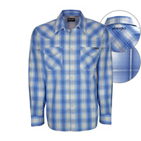 X7W1111125 Mens Johnson Check L/S Shirt