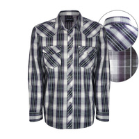 X7W1111127 Mens Anson Check L/S Shirt