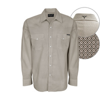 X7W1111129 Mens Tennyson Print L/S Shirt