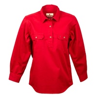 YR5 Nungar Tilly Gir's 1/2 Placket Work Shirt