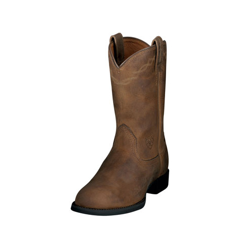 10000797 Ariat Women's Heritage Roper Western [Size: 5.5 Colour: Distressed Brown Fitting: C]