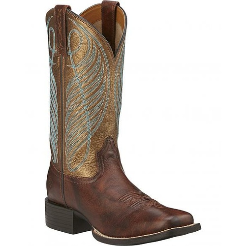 10016317 Ariat Women's Round Up Wide Square Toe