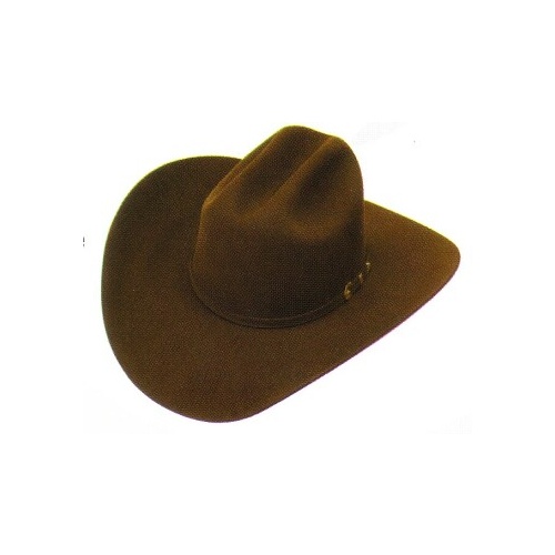 Serratelli 6X Chocolate Felt Hat [Size: 54 cm]