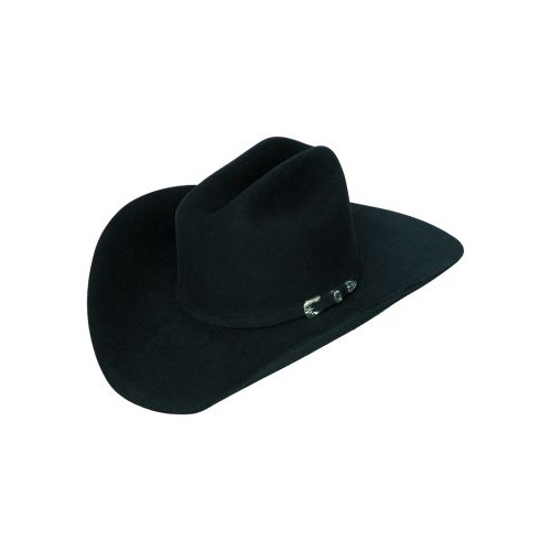 Serratelli 6X Black Felt Hat [Size: 53 cm]