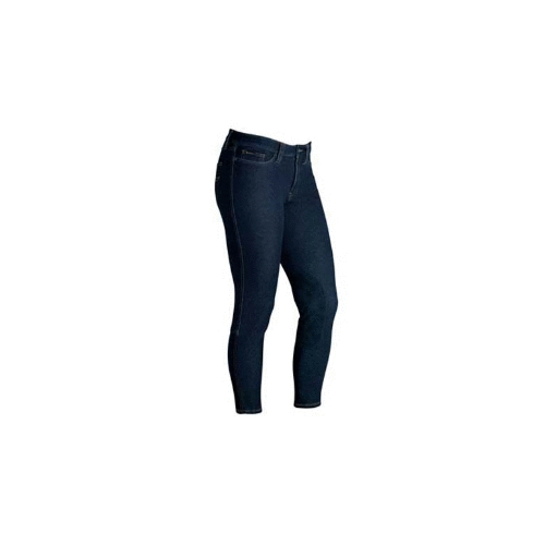 451104 Ariat Women's Tek Denim Low Rise Breeches [Size: 22 Colour: Indigo Fit: Long]