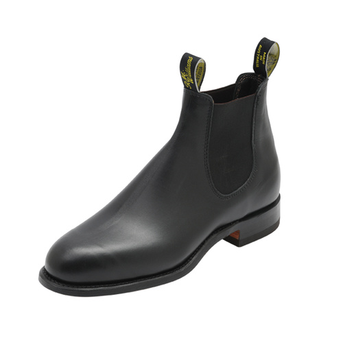 B530Y R.M. Williams Classic Turnout Boots [Size: 1 Colour: Black Fitting: F]