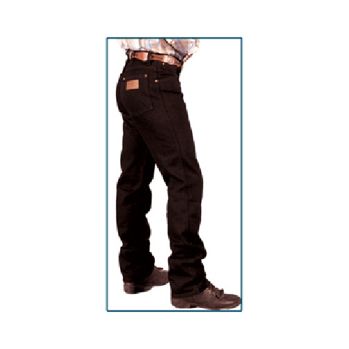 BD006 Blue Dog Men's Slim Fit Black Jean [Size: 27 Leg: 32 inch]