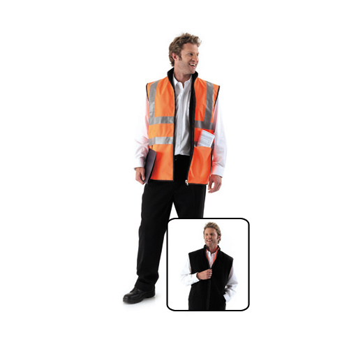 BV0887 Bisley Hi Vis Reversible Vest [Size: S Colour: Orange]