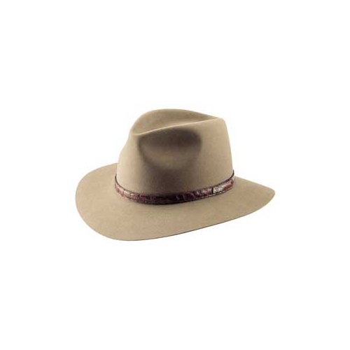 Akubra Banjo Paterson Hat [Size: 53 cm Colour: Graphite Grey]