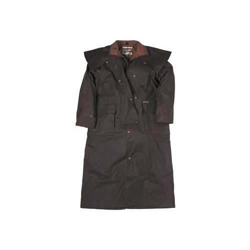 COM1093HW0 Driza-Bone Oilskin Riding Coat [Size: XS Colour: Brown]