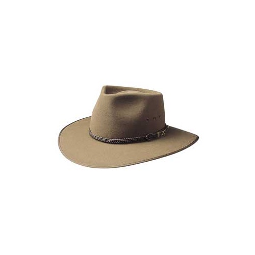Akubra Cattleman Hat [Size: 53 cm Colour: Fawn]