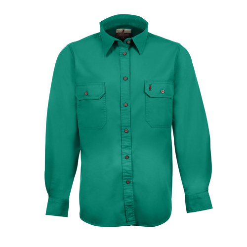 E6 Nungar/Spinifex Women's Full Button 2 Pkt Work Shirt [Size: 8]