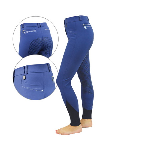 E6S2202009 TC EQUESTRIAN WOMENS CHELLE BREECH [Size: 6 Colour: Steel Blue]
