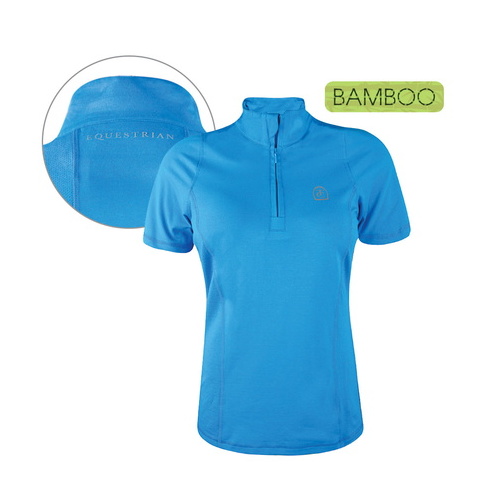 E6S2510022 TC EQUESTRIAN WOMENS SUZIN POLO [Size: 6 Colour: Aqua]