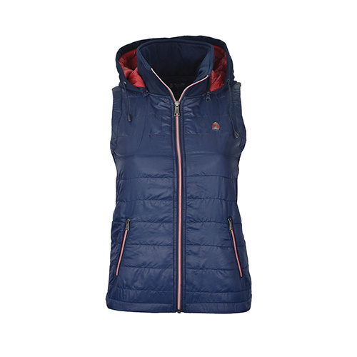 E6W2601011 TC EQUESTRIAN WOMAN'S DARLEY VEST [Size: XS Colour: Ink/Red]