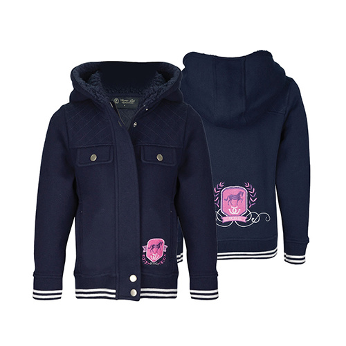 E6W5700014 TC EQUESTRIAN GIRL'S BELLA JACKET [Size: 4 Colour: Dark Navy]
