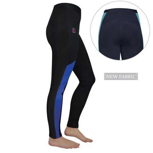 E7W2205018 Womens Ashley Performance Breech [Size: 6 Colour: BLACK/BRIGHT BLUE]