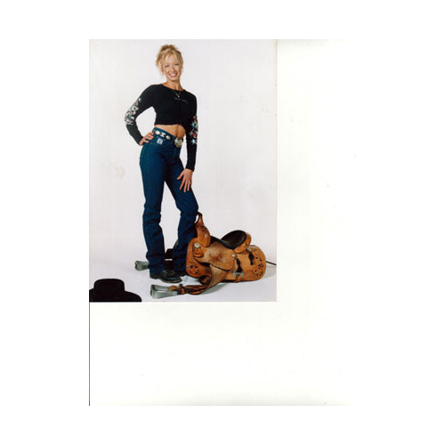 FSD Blue Dog Ladies Regular Fit Stretch Jean [Size: 1 Colour: Denim Leg: 34 inch]