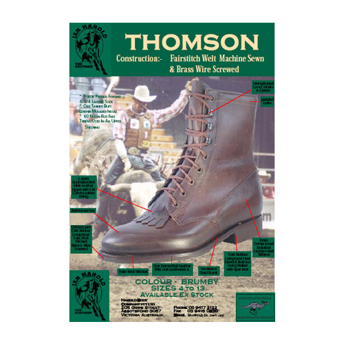 Harold HB027 Thomson Men's Lace Up Boot