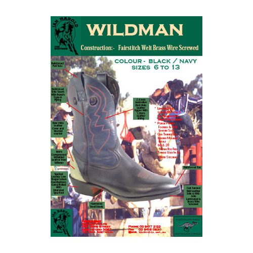Harold HB030 Wildman Men's Boot