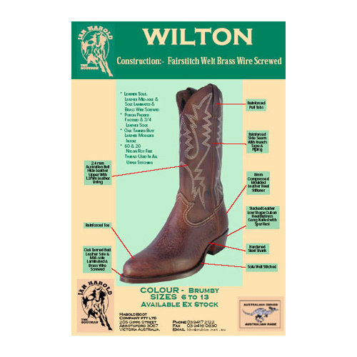 Harold HB031 Wilton Men's Boot