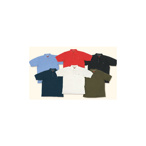 KN187 Plain Pique Knit Polo [Size: S Colour: Black]