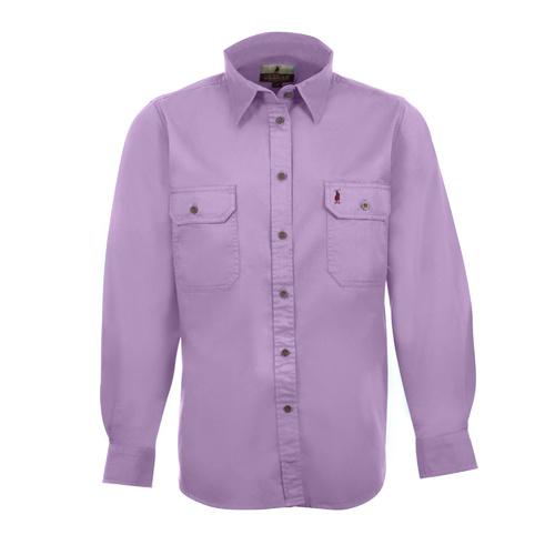 L6 Nungar/Spinnifex Women's Full Button 2 Pkt Work Shirt [Size: 8 Weight: Light Weight]