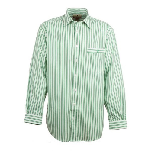 N-MNS Nungar JS-EMD Jaquard Stripe 1 Pkt L/S Dress Shirt
