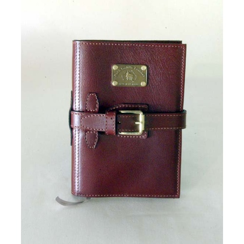 NTPS124 Pack Saddle Diary Cover with Buckle & Strap A5