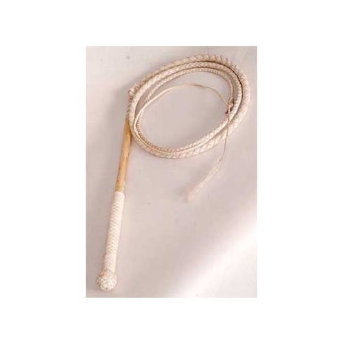 NTSW006 White Hide Stock Whip
