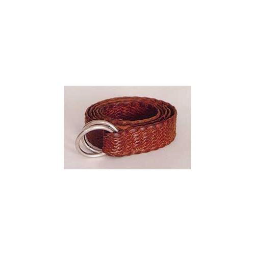 NTSW010 16 Plait Kangaroo Hide Belt ( Bare Rings )