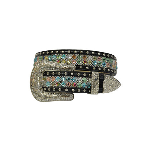 P5Y2902BEL Pure Western Women's Bobbi Bling Belt