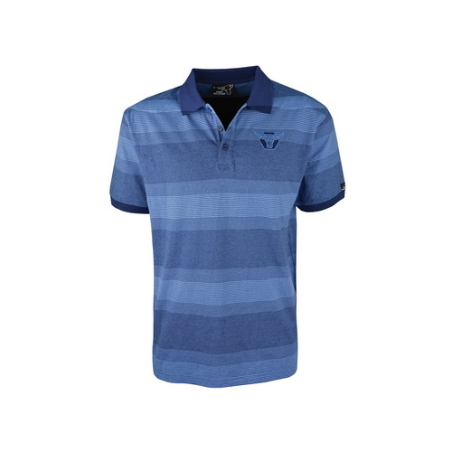 P6S1500055 PURE WESTERN MENS MARCUS S/S POLO [Size: S Colour: Blue]