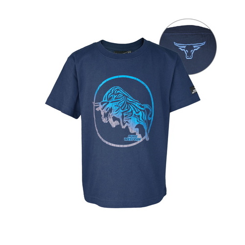 P6S3501019 PURE WESTERN BOYS XANDER S/S TEE [Size: 2 Colour: Navy]