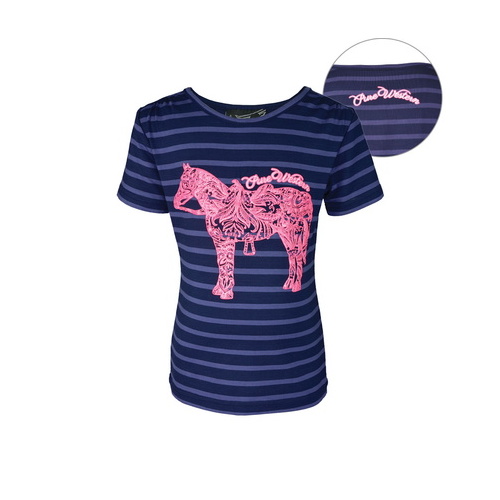 P6S5505060 PURE WESTERN GIRLS SERENITY S/S [Size: 2 Colour: Blue]