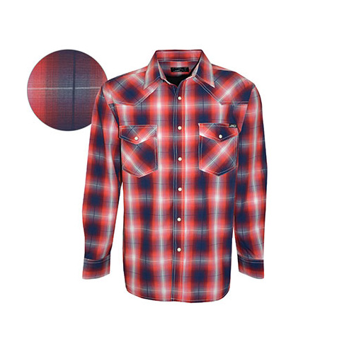 P6Y1100001 Pure Western Men's Tanner Check L/S Shirt