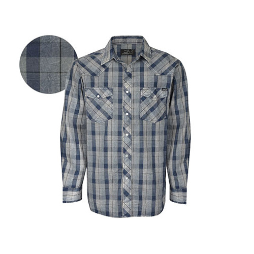 P6Y1100002 Pure Western Men's Nate Check L/S Shirt