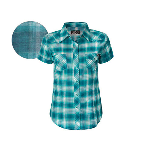 P6Y2103008 Pure Western Women's Misty Check S/S Shirt